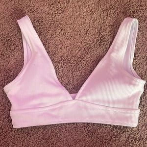 white SHEIN bikini top